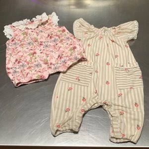 Two Cutest Floral Baby Girl Rompers by Jessica Simpson and Laura Ashley Baby